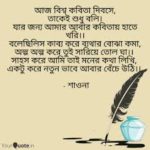 বিশ্ব কবিতা দিবসে